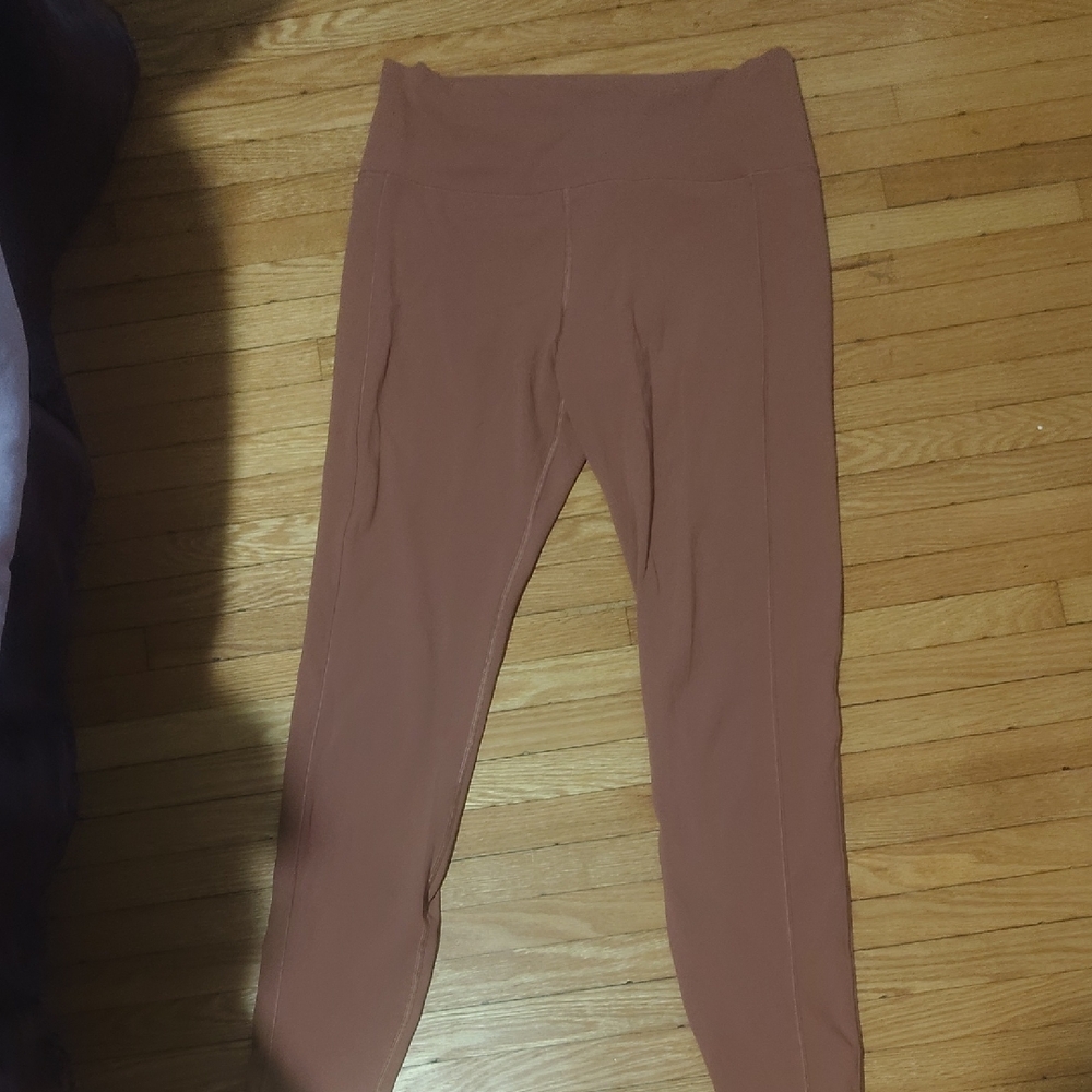 Brown High-Waisted Leggings